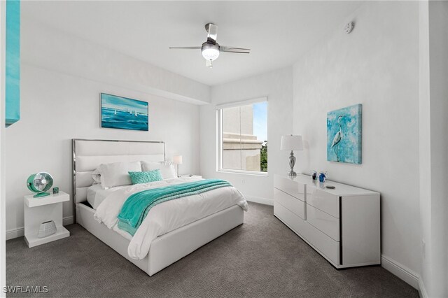 4800 Pelican Colony Blvd Unit 303, Bonita Springs, FL 34134 - bedroom with carpet floors and a ceiling fan