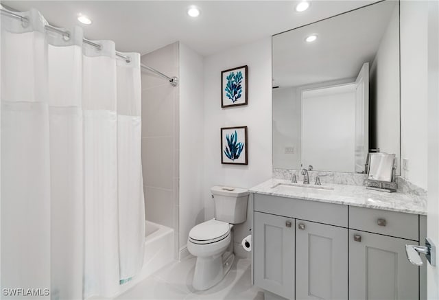 4800 Pelican Colony Blvd Unit 303, Bonita Springs, FL 34134 - full bath featuring vanity, recessed lighting, and shower / tub combo