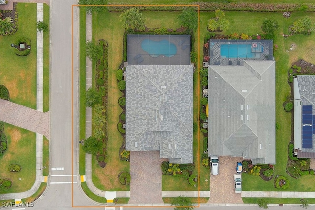 4424 Owens Way, Ave Maria, FL 34142 - view of property location featuring property boundaries highlighted and a pool area