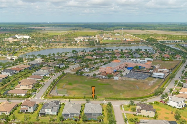 4424 Owens Way, Ave Maria, FL 34142 - aerial view of property's location featuring a nearby body of water and nearby suburban area