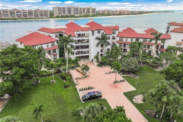 410 La Peninsula Blvd Unit 410, Naples, FL 34113 - aerial view with a water view