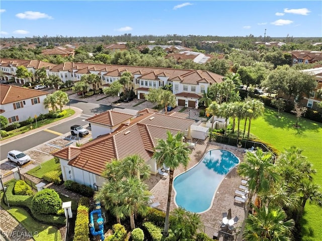 15780 Portofino Springs Blvd Unit 106, Fort Myers, FL 33908 - drone / aerial view featuring a residential view