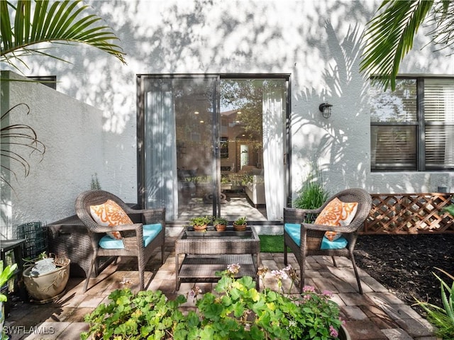 15780 Portofino Springs Blvd Unit 106, Fort Myers, FL 33908 - view of patio with an outdoor living space