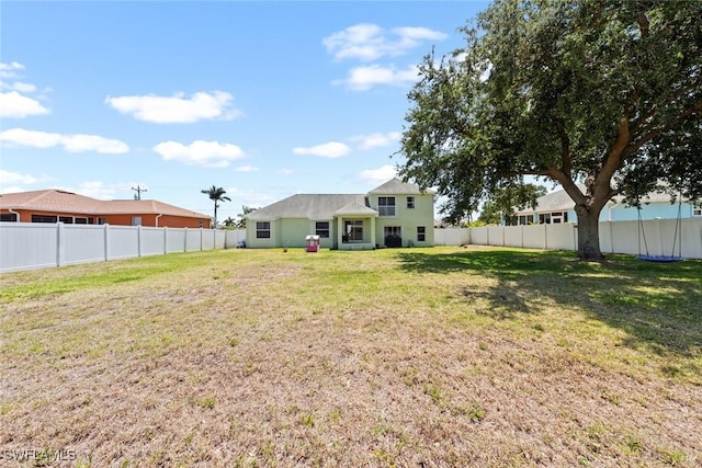 209 SE 3rd Ter, Cape Coral, FL 33990 - view of yard with a fenced backyard