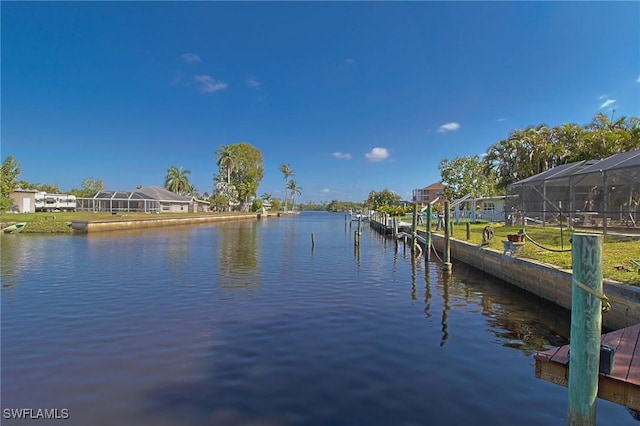 303 Georgia Ave, Fort Myers, FL 33905 - property view of water with a boat dock