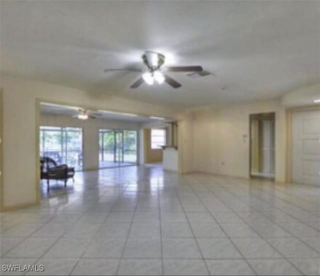 303 Georgia Ave, Fort Myers, FL 33905 - empty room featuring a ceiling fan and light tile patterned floors