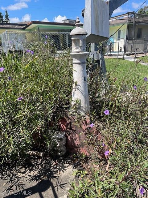 303 Georgia Ave, Fort Myers, FL 33905 - view of yard with glass enclosure