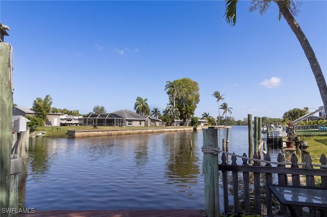 303 Georgia Ave, Fort Myers, FL 33905 - view of dock with a water view