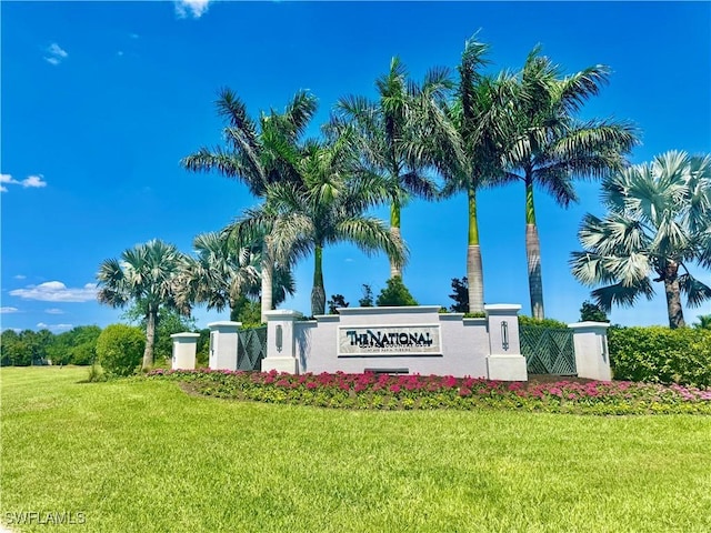 5445 Double Eagle Cir Unit 3012, Ave Maria, FL 34142 - community / neighborhood sign with a yard