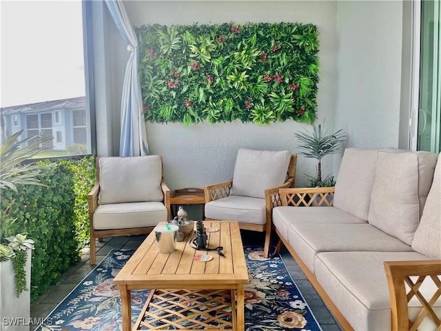 5445 Double Eagle Cir Unit 3012, Ave Maria, FL 34142 - balcony with outdoor lounge area