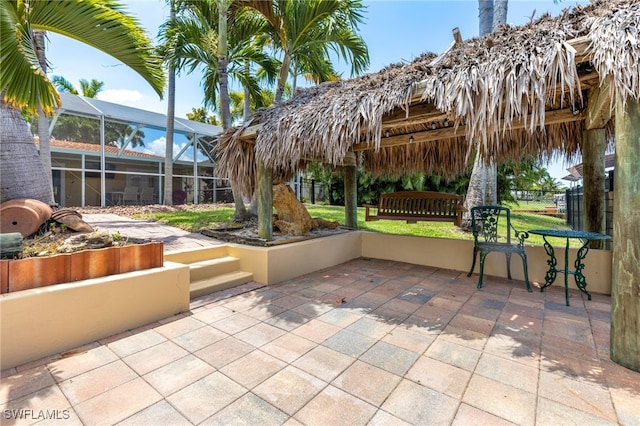 5122 Santa Rosa Ct, Cape Coral, FL 33904 - view of unfurnished sunroom