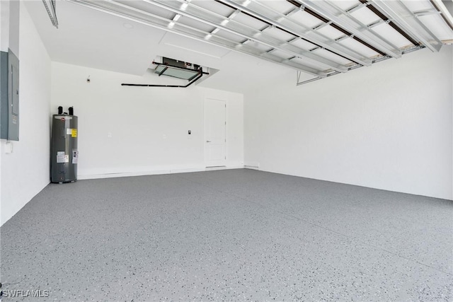 4115 20th St SW, Lehigh Acres, FL 33976 - garage featuring electric panel and electric water heater