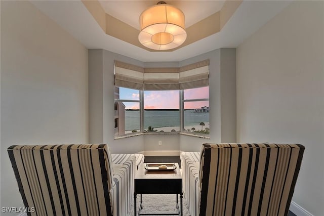 2000 Royal Marco Way Unit 607, Marco Island, FL 34145 - sitting room with a water view and radiator