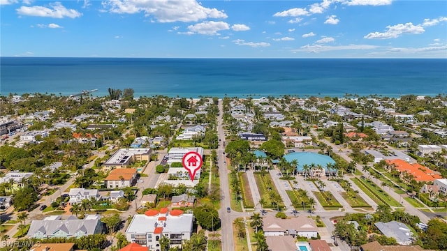 360 10th Ave S Unit B200, Naples, FL 34102 - bird's eye view with a water view and a residential view