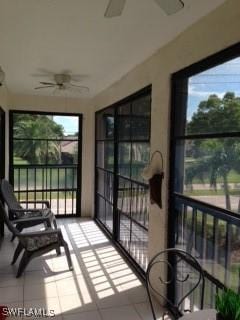 9265 Lake Park Dr Unit 201, Fort Myers, FL 33919 - sunroom / solarium featuring tile patterned flooring