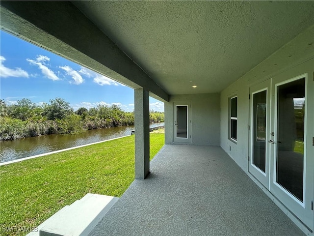 411 Paramaribo St, Punta Gorda, FL 33983 - view of patio with a water view
