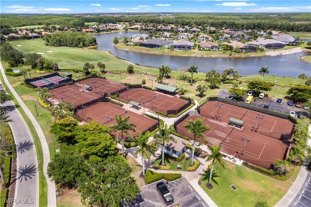 9280 Triana Ter Unit 234, Fort Myers, FL 33912 - aerial view of residential area featuring a nearby body of water and a golf course