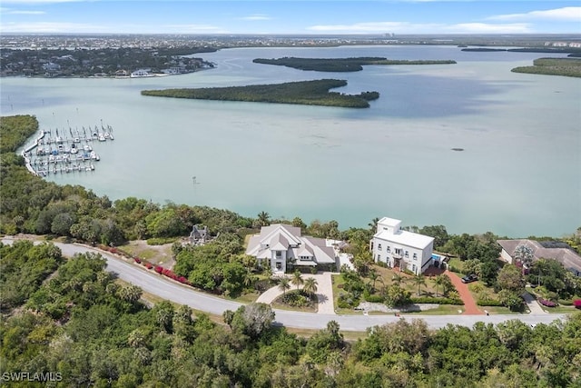 1247 Blue Hill Creek Dr, Marco Island, FL 34145 - bird's eye view of a large body of water
