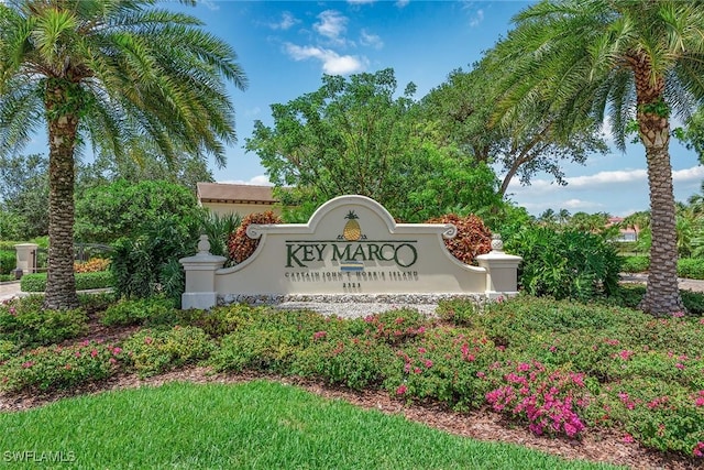 1247 Blue Hill Creek Dr, Marco Island, FL 34145 - view of community / neighborhood sign