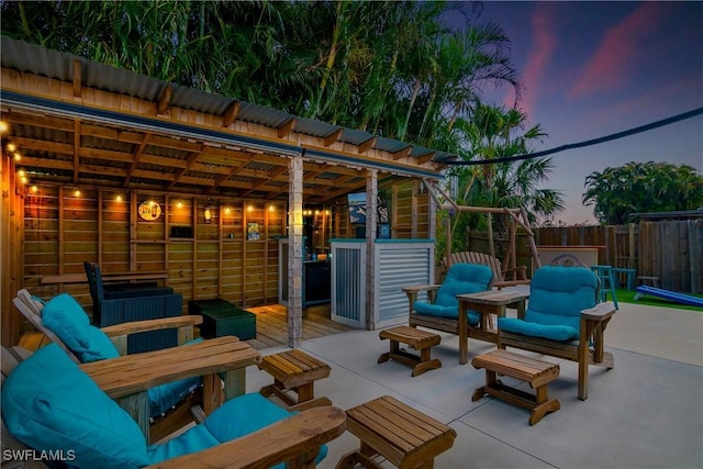7666 Laurel Valley Rd, Fort Myers, FL 33967 - view of patio featuring fence
