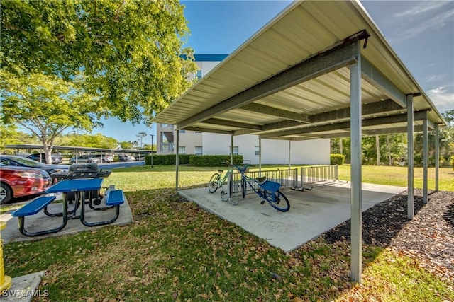 surrounding community featuring a yard