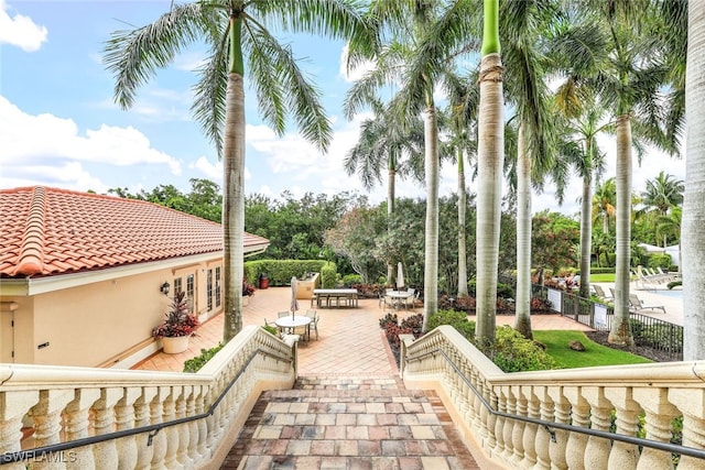 1050 Borghese Ln Unit 206, Naples, FL 34114 - view of patio