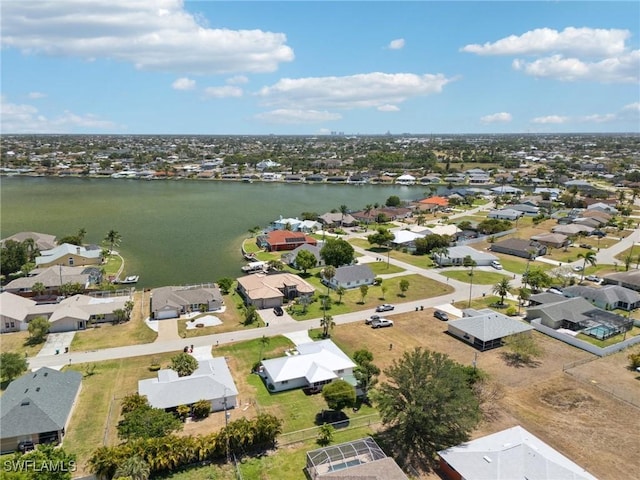 914 SW 3rd Ave, Cape Coral, FL 33991 - aerial view of residential area featuring a nearby body of water