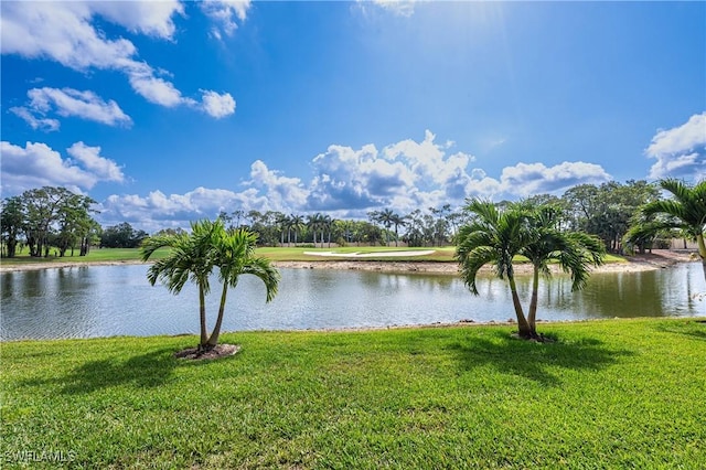 property view of water