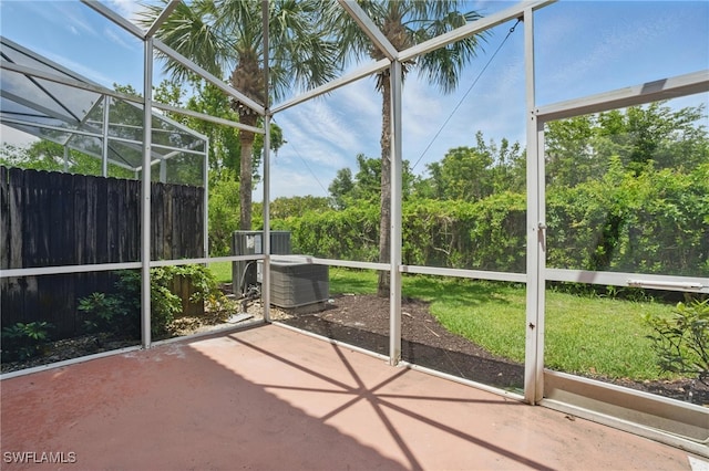 8310 Village Edge Cir Unit 3, Fort Myers, FL 33919 - view of unfurnished sunroom