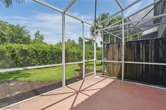 8310 Village Edge Cir Unit 3, Fort Myers, FL 33919 - view of unfurnished sunroom