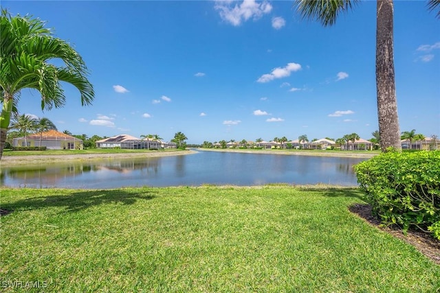 water view featuring a residential view
