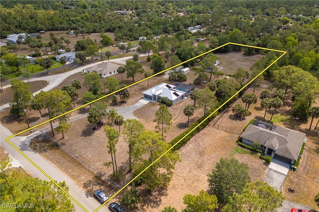 view of property location with property boundaries highlighted