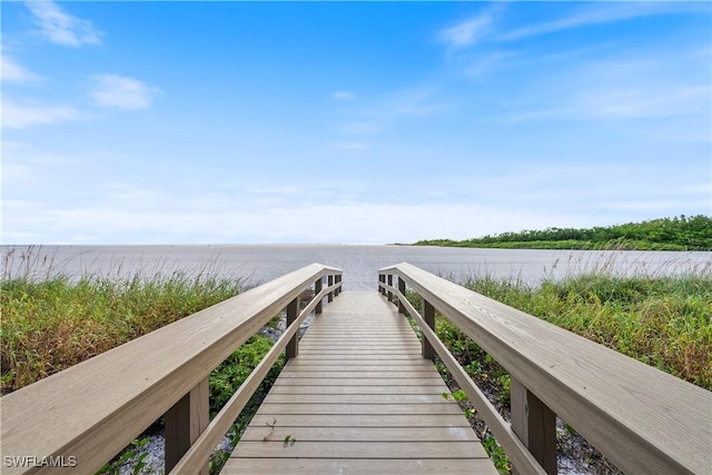 260 Seaview Ct Unit 402, Marco Island, FL 34145 - dock area featuring a water view