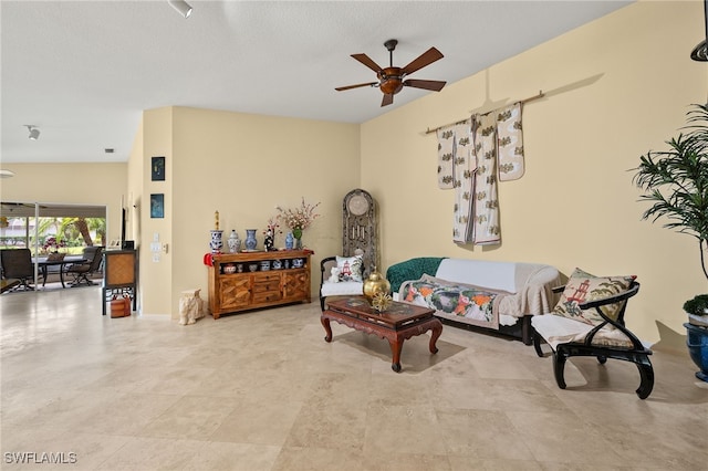 4748 San Carlo Ct, Naples, FL 34109 - living area with ceiling fan