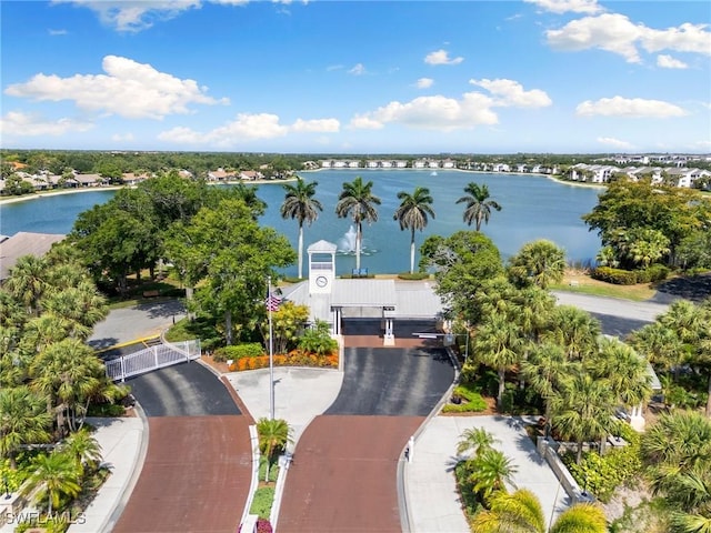 2524 Sailors Way Unit 118, Naples, FL 34109 - drone / aerial view featuring a water view