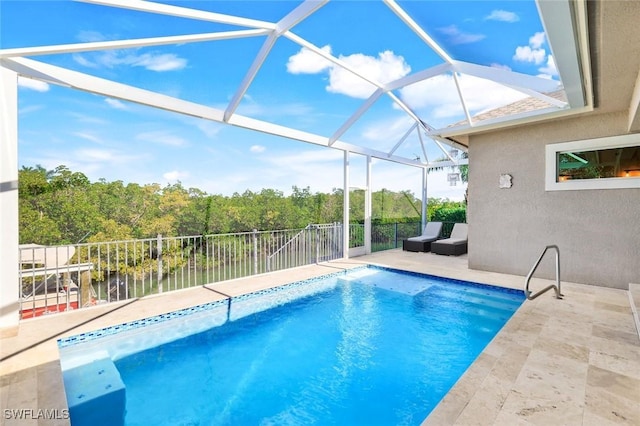 1978 San Marco Rd, Marco Island, FL 34145 - view of pool featuring a patio and a lanai