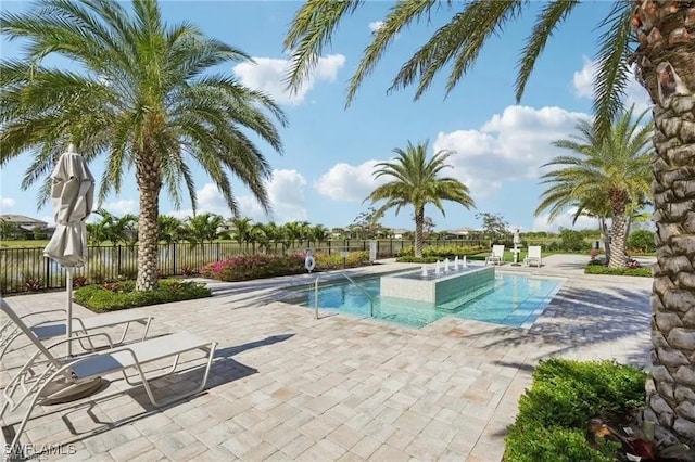20153 Hartford Blvd, Estero, FL 33928 - community pool featuring fence and a patio