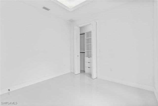 845 SW 15th Ter, Cape Coral, FL 33991 - unfurnished bedroom with visible vents, baseboards, and a closet