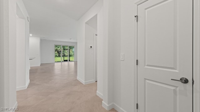 3036 Weston Manor Dr, Alva, FL 33920 - hallway featuring baseboards and light tile patterned floors