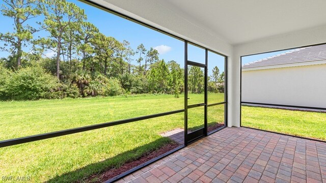 3036 Weston Manor Dr, Alva, FL 33920 - view of unfurnished sunroom