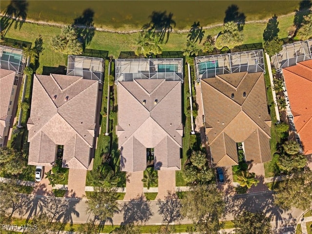 3695 Exuma Way, Naples, FL 34119 - aerial view featuring a water view