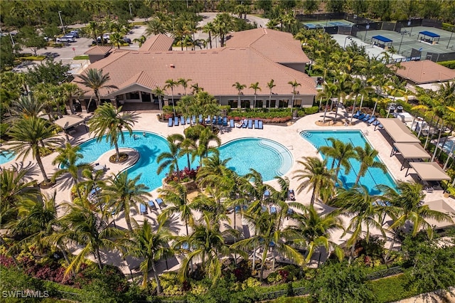 3412 Atlantic Cir, Naples, FL 34119 - pool featuring a patio