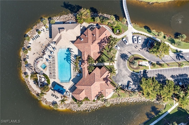 16400 Millstone Cir Unit 206, Fort Myers, FL 33908 - view of property location featuring a pool and a large body of water
