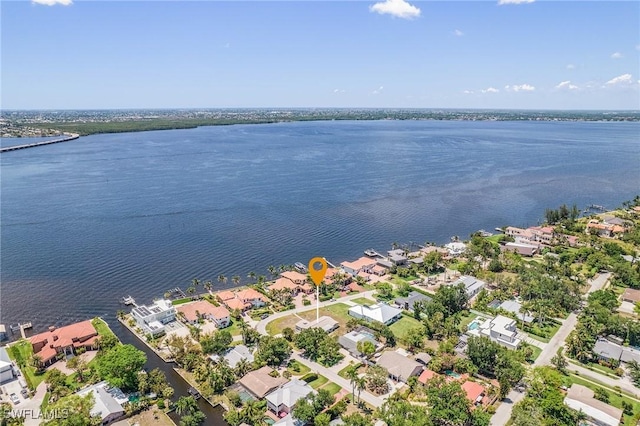 3965 W Riverside Dr, Fort Myers, FL 33901 - aerial view of residential area with a large body of water
