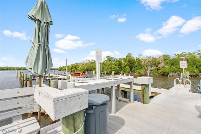 200 Stevens Landing Dr Unit B-103, Marco Island, FL 34145 - dock area with a water view