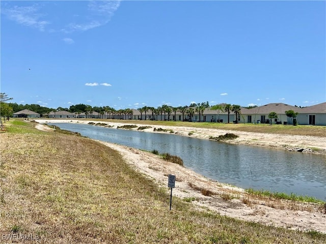 water view featuring nearby suburban area