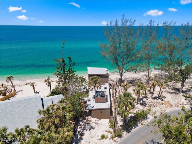 3203 Casey Key Rd, Nokomis, FL 34275 - view of water feature featuring a beach view