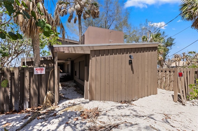 3203 Casey Key Rd, Nokomis, FL 34275 - view of home's exterior with fence
