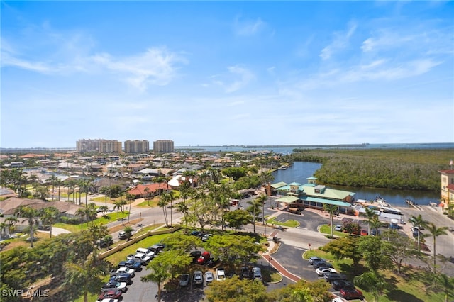 5793 Cape Harbour Dr Unit 1111, Cape Coral, FL 33914 - bird's eye view featuring a water view