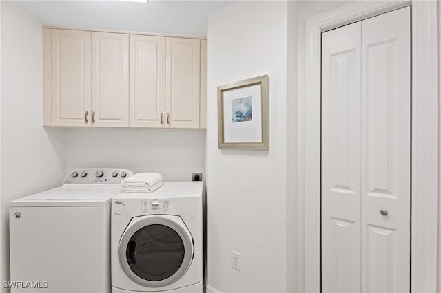5793 Cape Harbour Dr Unit 1111, Cape Coral, FL 33914 - clothes washing area featuring cabinet space and washer and dryer